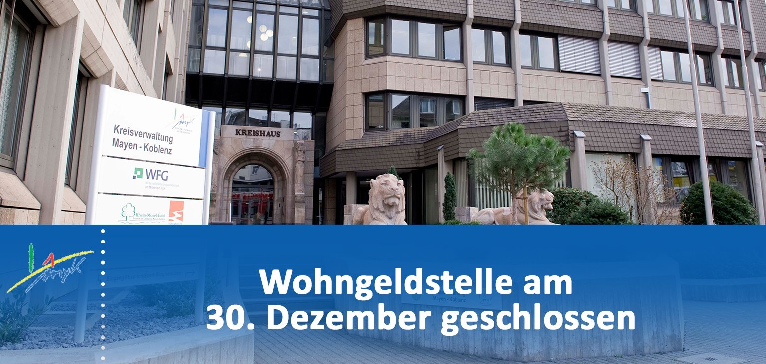 Wohngeldstelle geschlossen