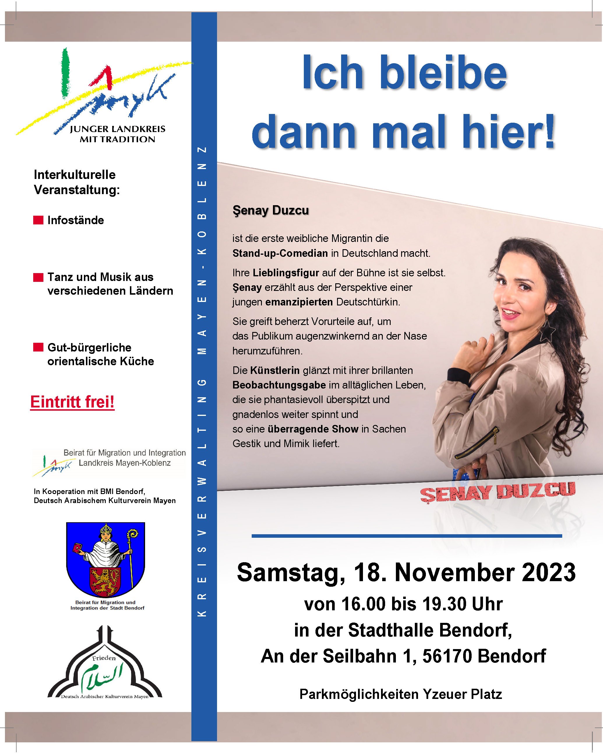 Interessierte Personen sind herzlich zur Veranstaltung eingeladen. Um Anmeldung bis zum 10. November wird gebeten per E-Mail an BMI@kvmyk.de.