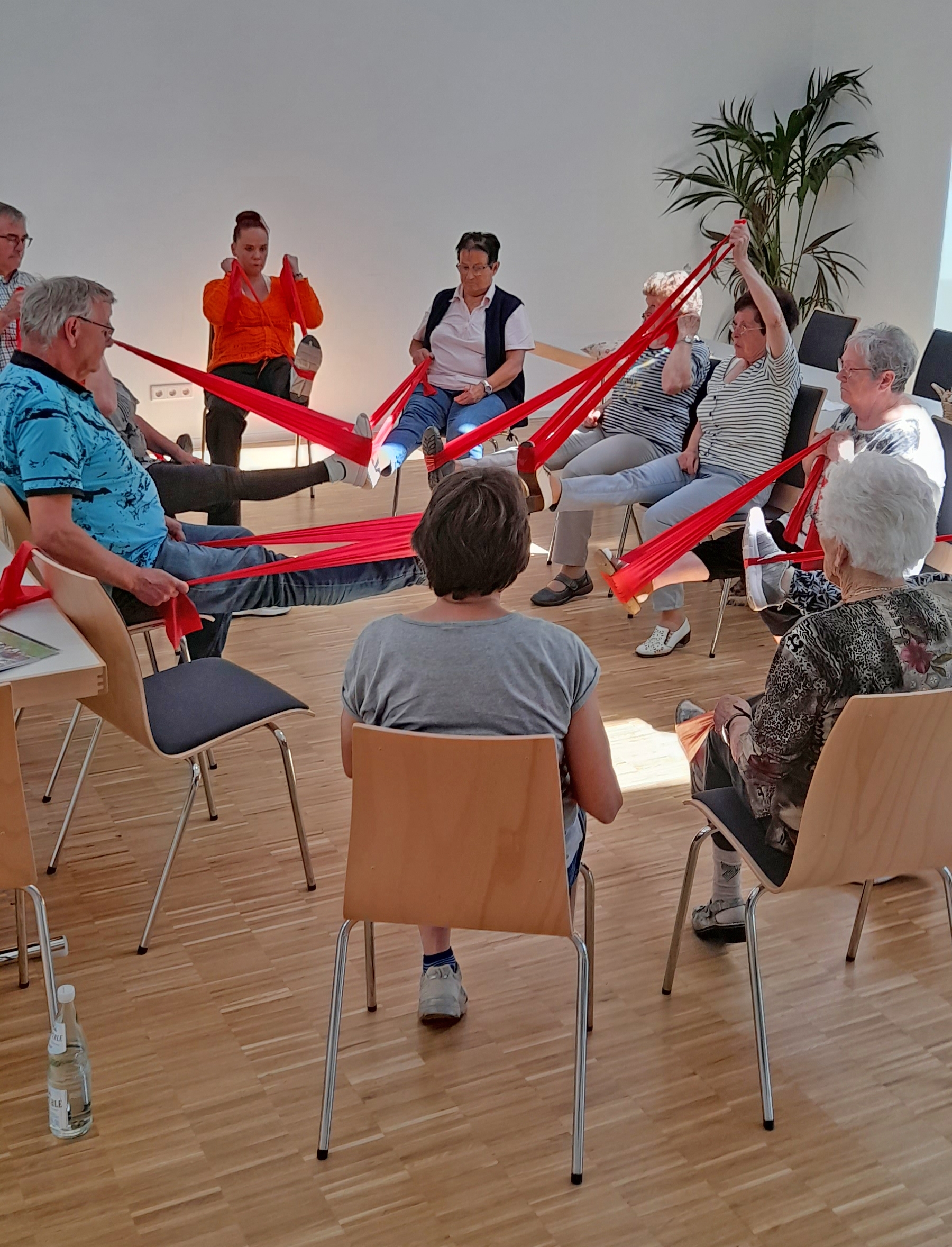 Alle Teilnehmenden der Bewegungsgruppe Ruitsch haben die Auftaktveranstaltung „Bewegung in die Dörfer“ genossen. 