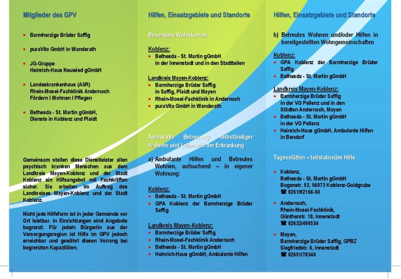Flyer des GPV
