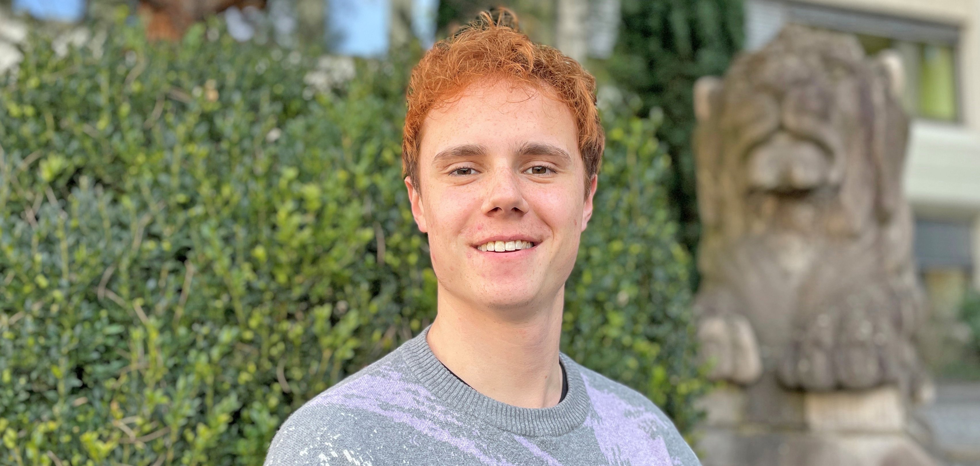 Marc Miehm (20) absolviert aktuell sein Freiwilliges Ökologisches Jahr bei der Integrierten Umweltberatung des Landkreises Mayen-Koblenz.