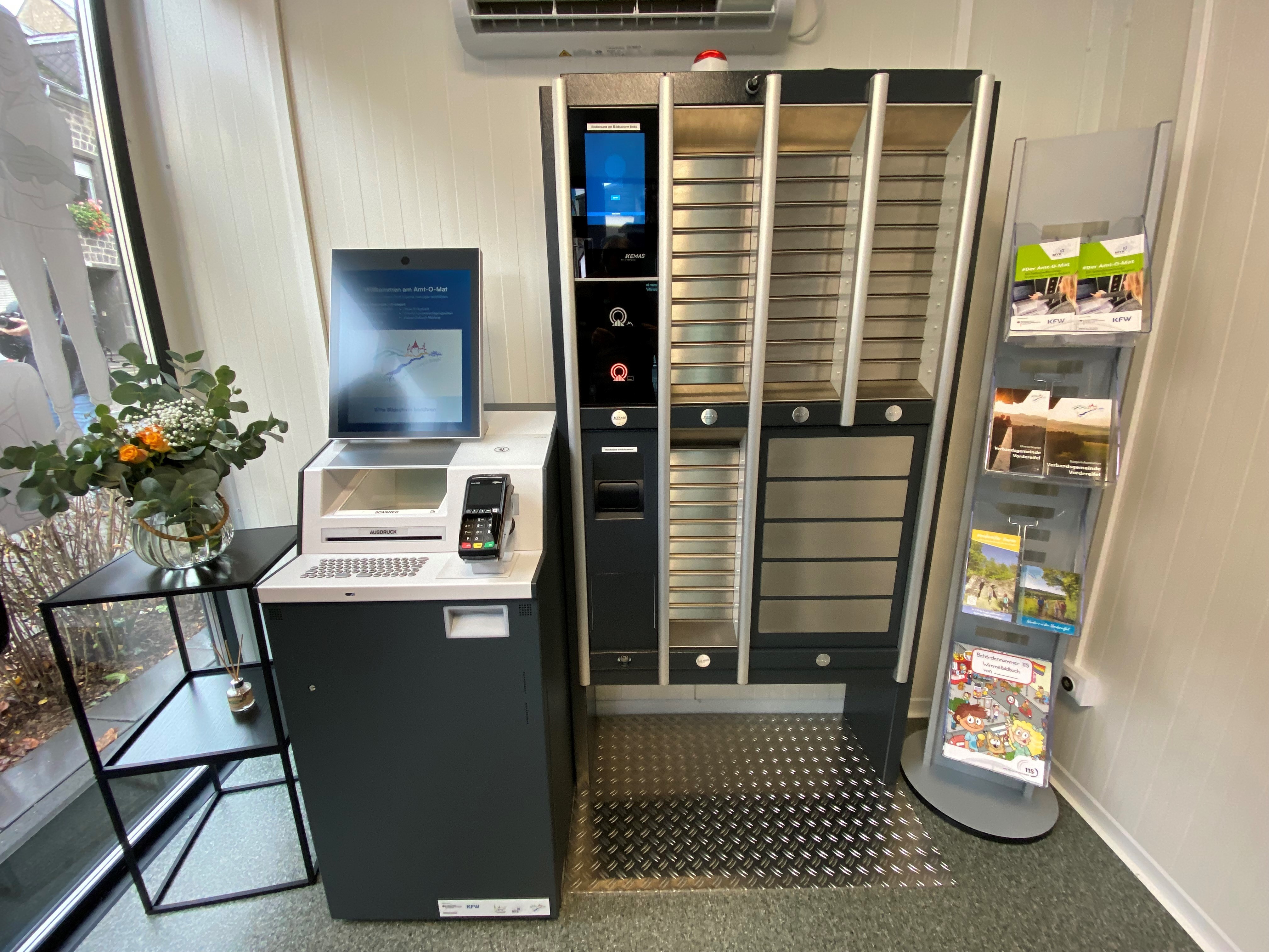 Der Amt-O-Mat am Rathaus der Verbandsgemeinde Vordereifel ist seit November erfolgreich im Einsatz. 