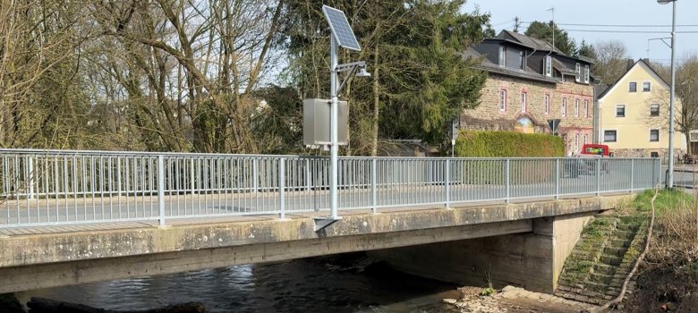 Kommunaler Pegel in Breitenau im Westerwaldkreis.