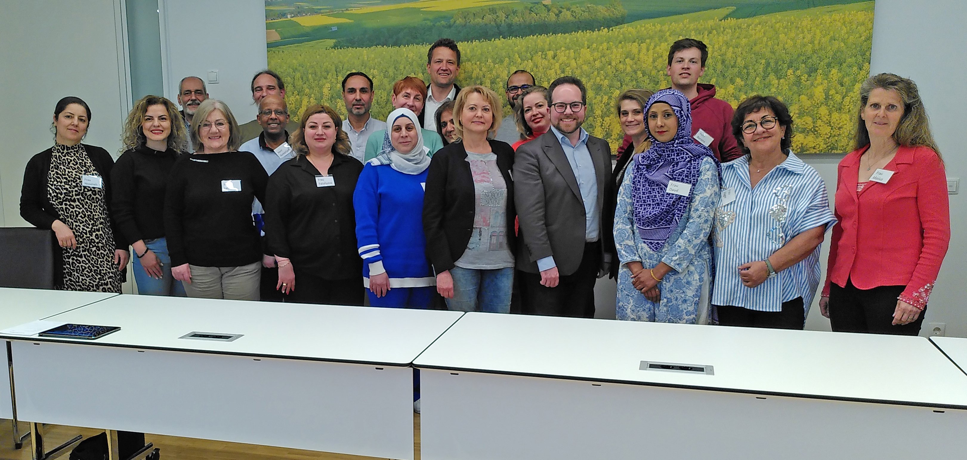 Die Teilnehmenden freuten sich über die ge-lungen Veranstaltung.