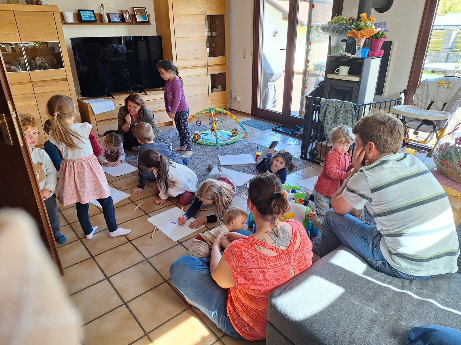 Tag der offenen Tür bei der Kindertagespflegestelle „Kuschelbude“ in Kollig. 