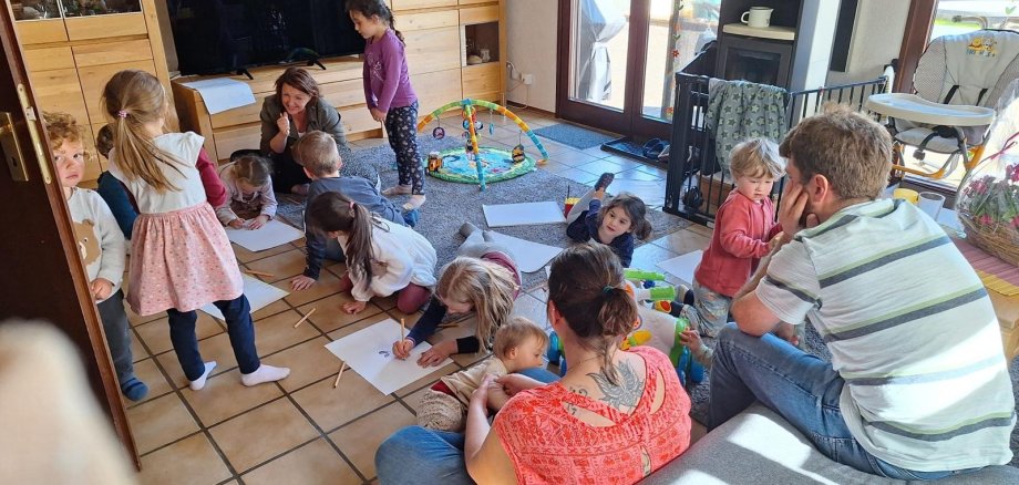 Tag der offenen Tür bei der Kindertagespflegestelle „Kuschelbude“ in Kollig. 