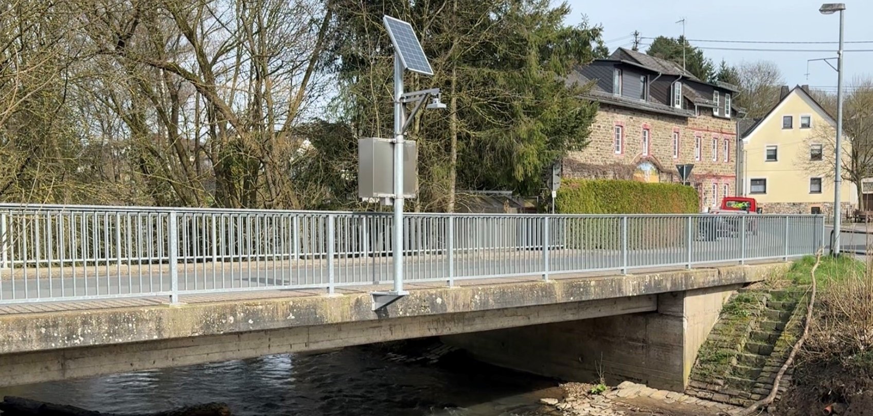 Kommunale Pegelmessstation des Kreises MYK