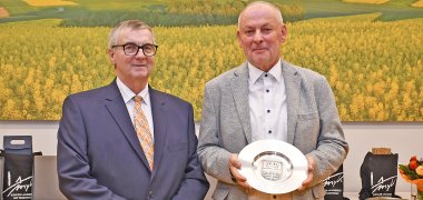 Landrat Dr. Saftig und Willibald Görg