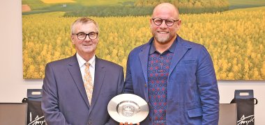 Landrat Dr. Saftig und Prof. Dr. Andreas Hesse