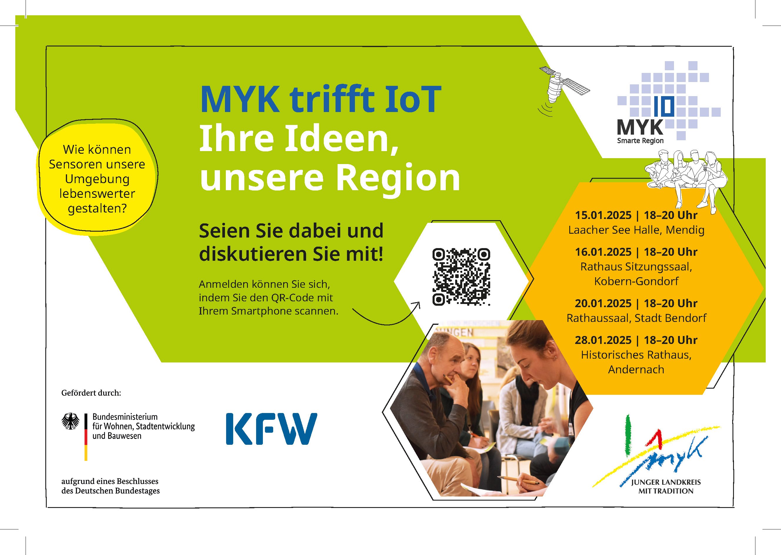 MYK trifft IoT: Kommunaldialoge der „Smarten Region MYK10“ starten im Januar 