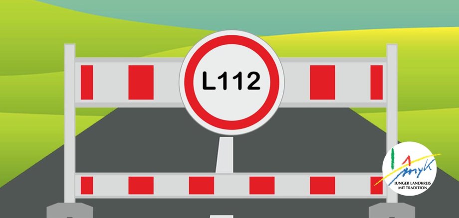 Vollsperrung der L 112 zwischen Rüber und Küttig  