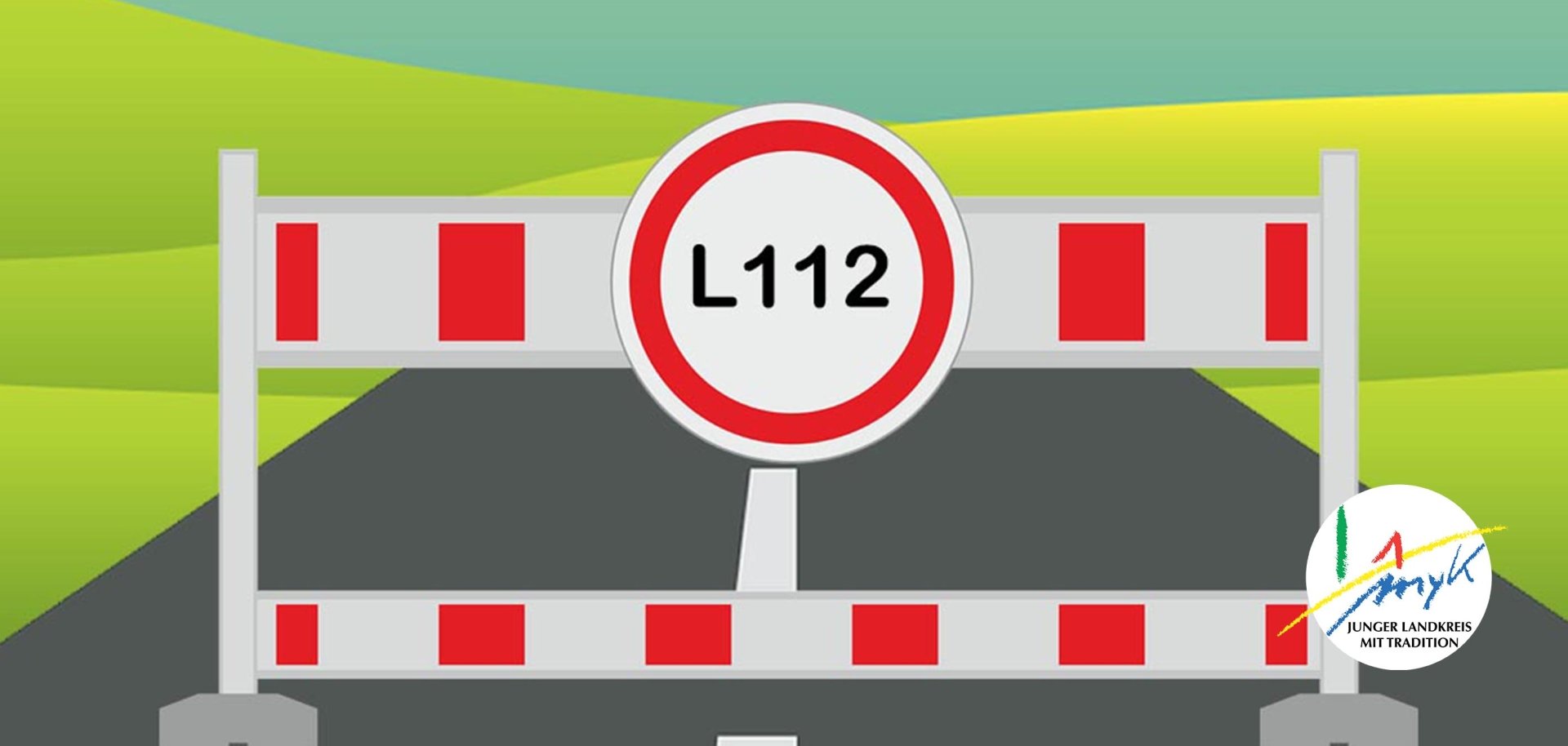 Vollsperrung der L 112 zwischen Rüber und Küttig  