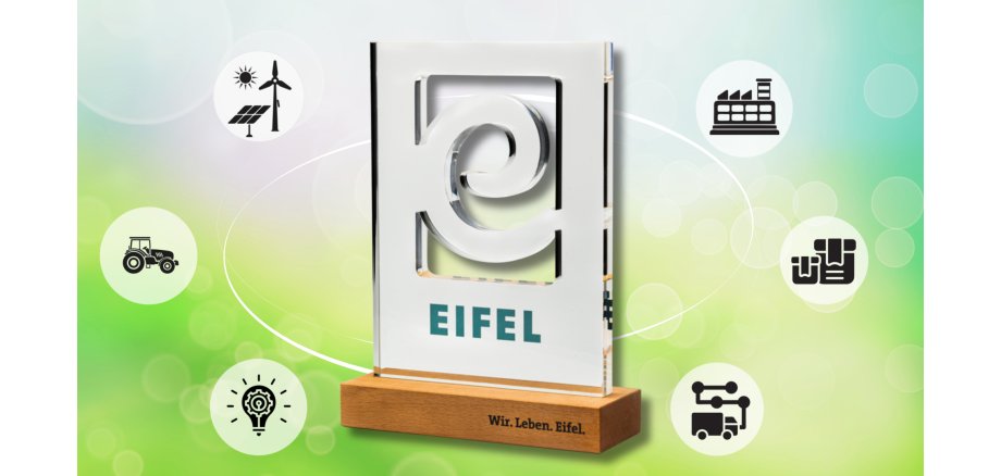 Jetzt bewerben: EIFEL-Award 2025 –
Regionale Wertschöpfung im Fokus
Jetzt bewerben: EIFEL-Award 2025 – Regionale Wertschöpfung im Fokus