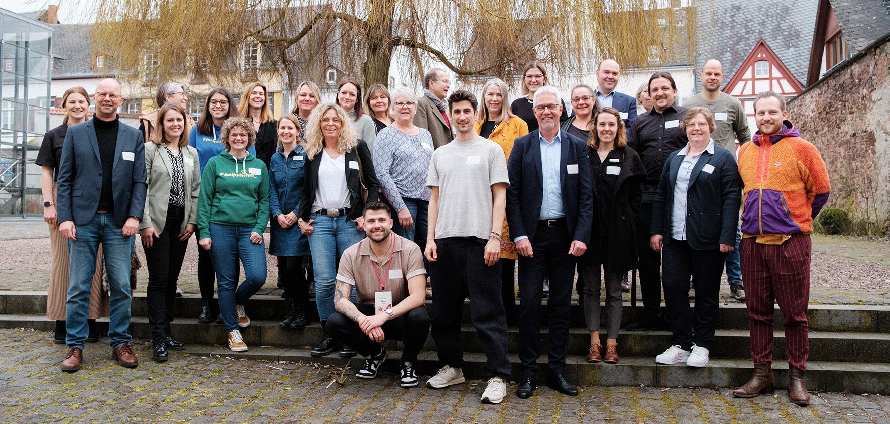 Die Teilnehmenden des ersten „Zeitreise“-Workshops der Smarten Region MYK10 und der REMET. Foto: GALLIONFilm