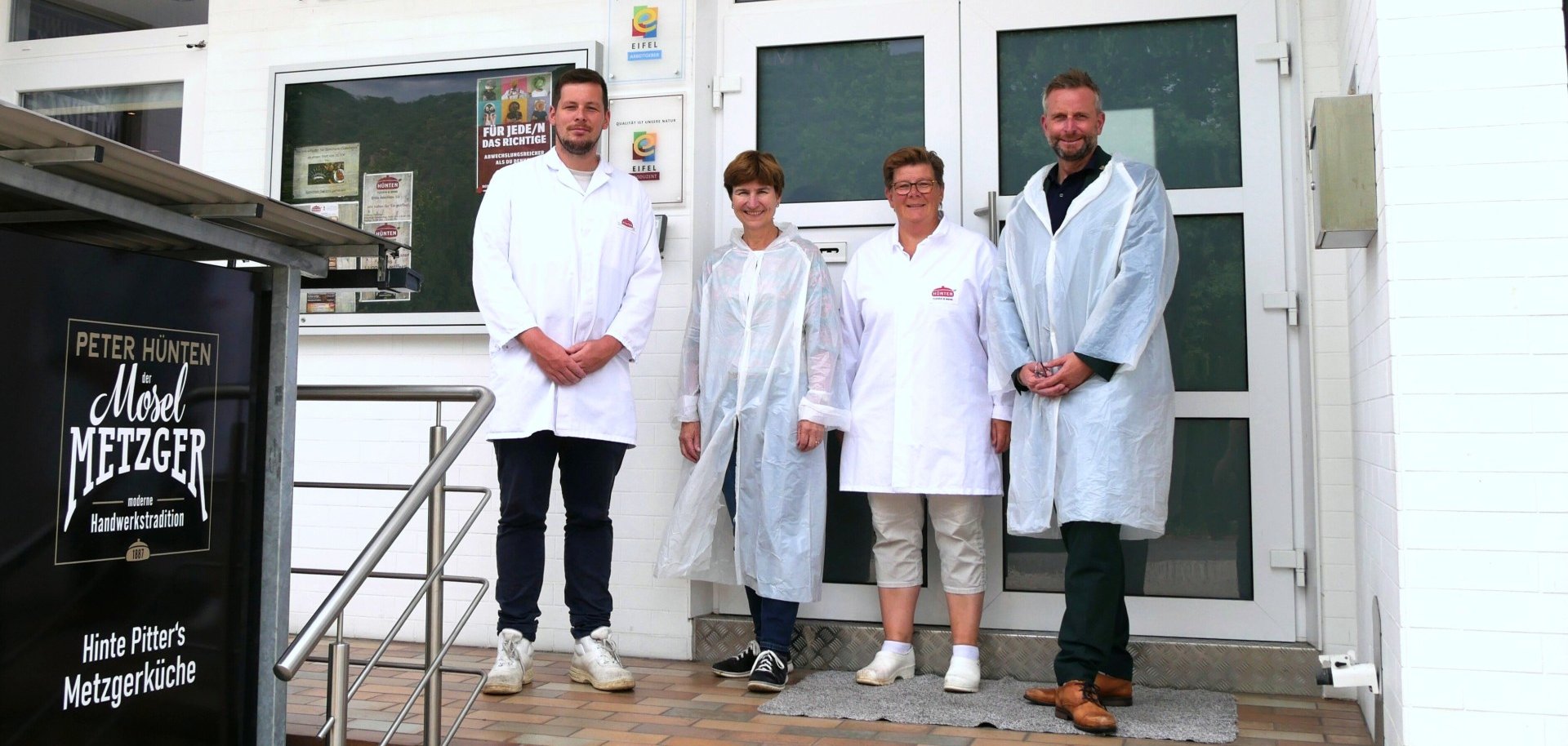 v.r.n.l.: Landrat Marko Boos, Monika Schmidt, Rita Emde, Stephan Haupt