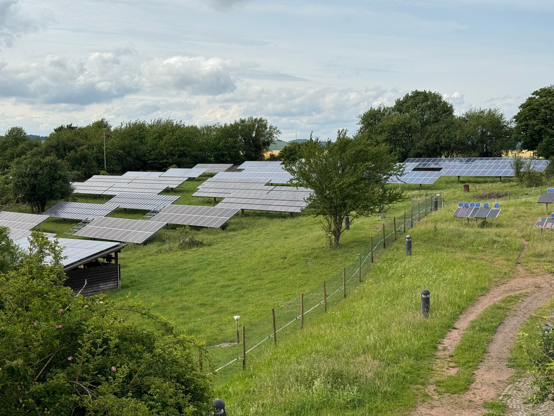Die PV-Testanlage in Kobern-Gondorf. 