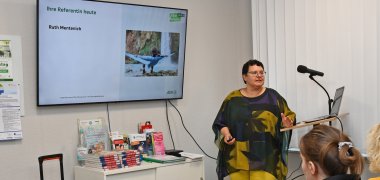 Der Vortrag von Ruth Mentenich von der AOK Rheinland-Pfalz/Saarland zu Resilienz, Achtsamkeit und Selbstfürsorge stieß bei den Teilnehmern auf große Resonanz. 