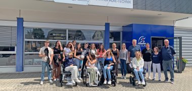 Der Besuch des Sanitätshaus in Wittlich war für alle Schüler des Stammkurs Gesundheit der Carl-Burger-Schule ein voller Erfolg. 
