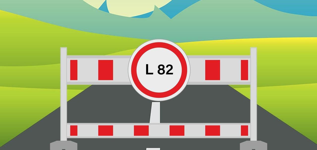 Halbseitige Sperrung der L 82 zwischen Bell und Ettringen 