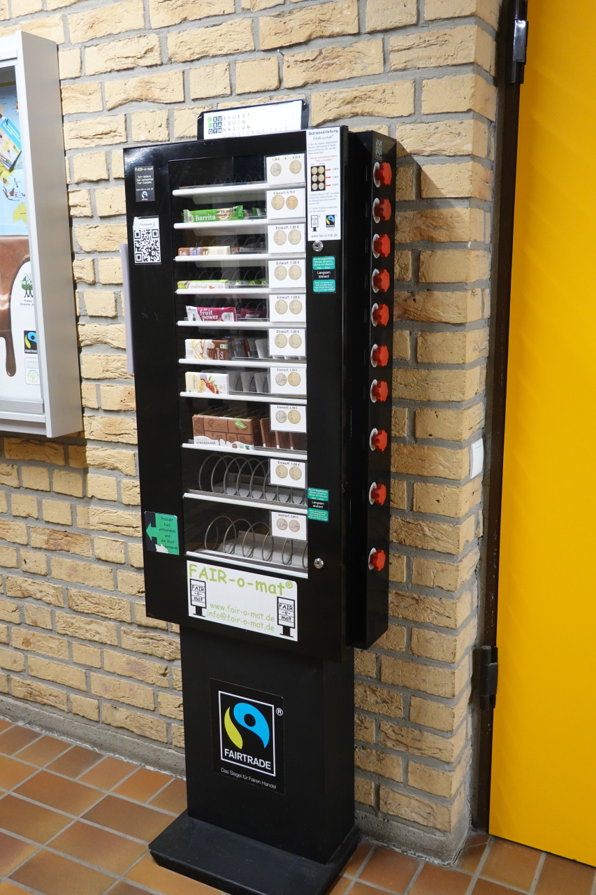 Fair-o-mat am Kurfürst-Balduin-Gymnasium in Münstermaifeld. 