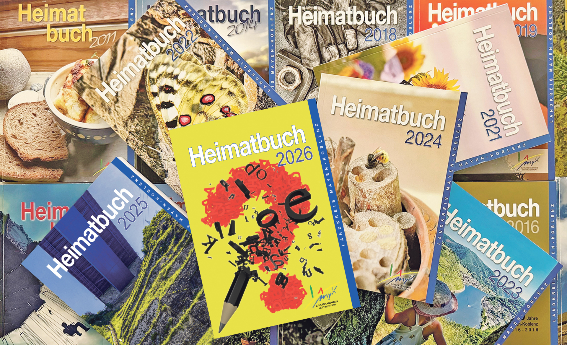 Das Heimatbuch des Kreises erfreut sich seit mehr als vier Jahrzehnten großer Beliebtheit. Welche Ereignisse wohl im Heimatbuch 2026 festgehalten werden?