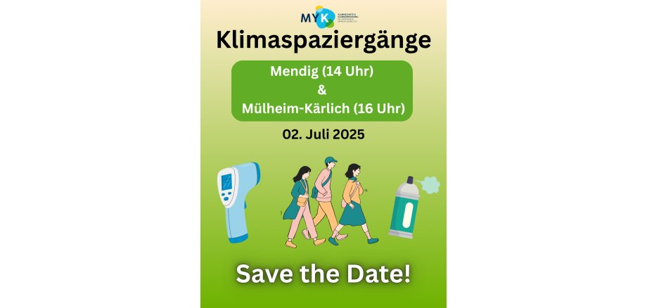 Save the Date: Kreis MYK lädt im Juli zu Klimaspaziergängen in Mendig und Mülheim-Kärlich 