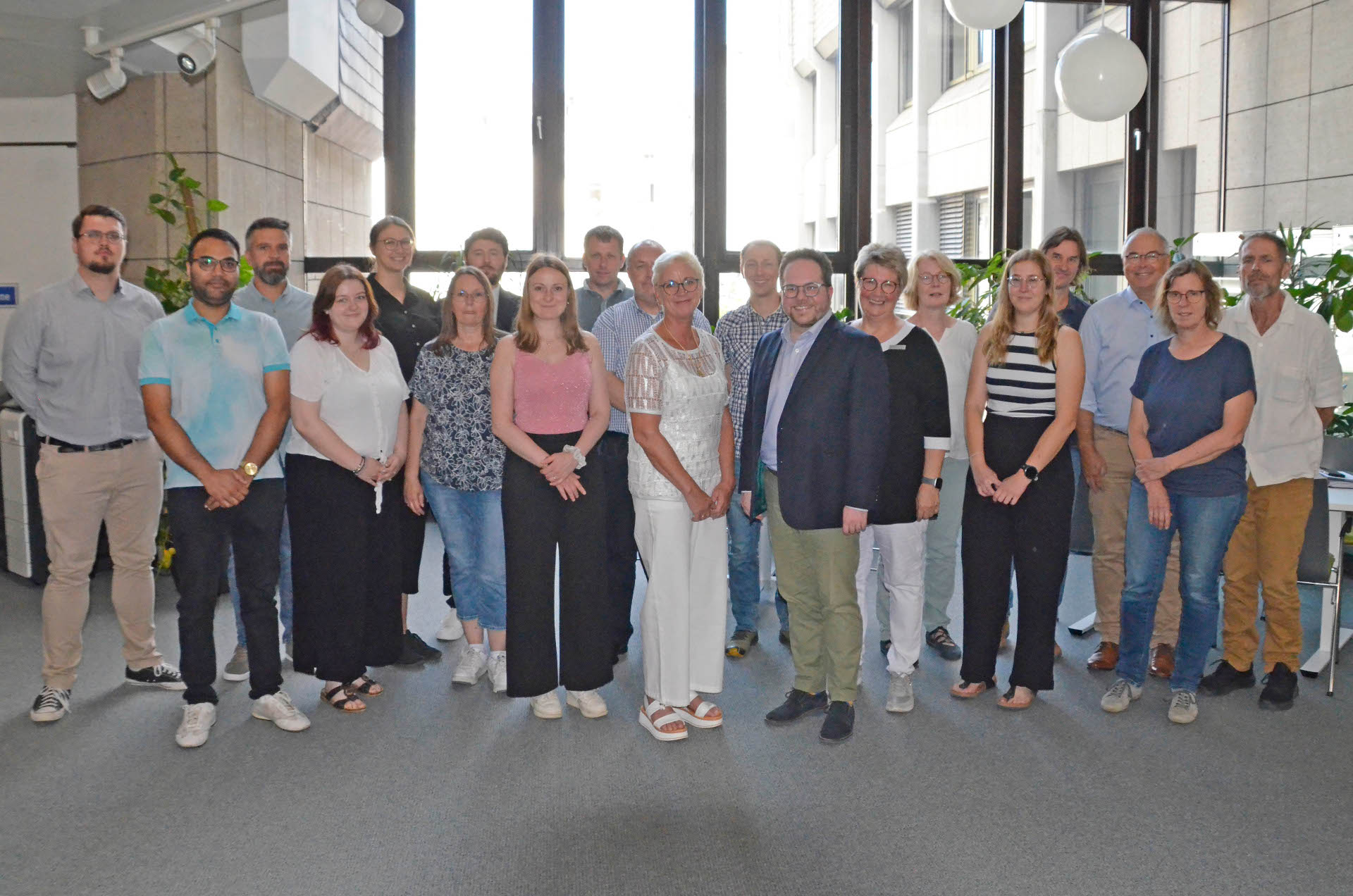 Die Teilnehmer der Projektgruppe haben gemeinsam den Startschuss zur Erstellung eines Hochwasser- und Starkregenvorsorge-konzeptes in MYK gegeben.