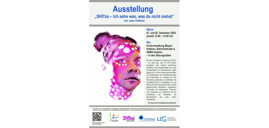 Interaktive Ausstellung vermittelt
eindrucksvoll Einblicke in das
Krankheitsbild der Schizophrenie
Interaktive Ausstellung vermittelt eindrucksvoll Einblicke in das Krankheitsbild der Schizophrenie