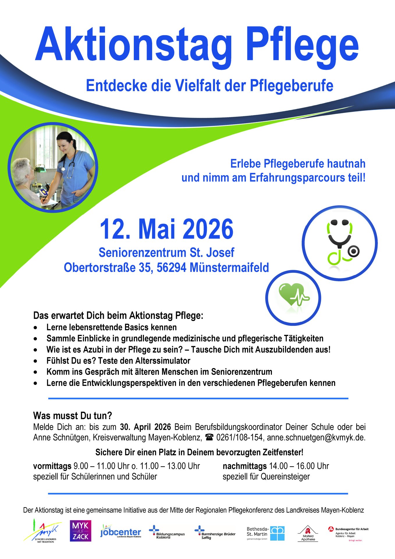 Landkreis Mayen-Koblenz lädt zum „Aktionstag Pflege“ ein