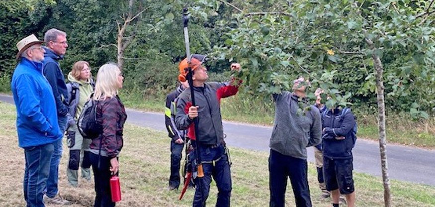 Die Teilnehmer beim diesjährigen Schnittkurs in Polch. 