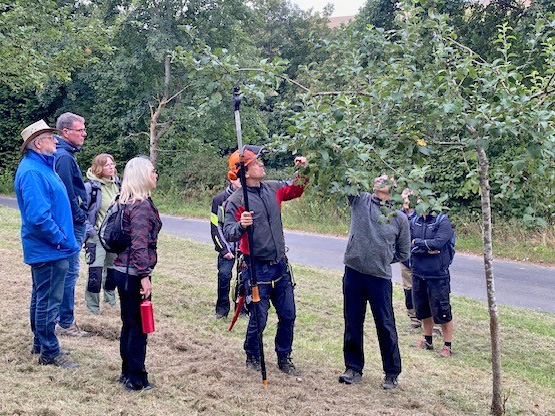Die Teilnehmer beim diesjährigen Schnittkurs in Polch. 