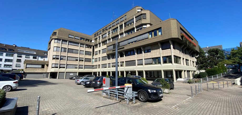 Parkplatz am Kreishaus gesperrt 